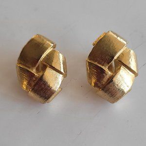 Gold Plated Earrings -1980s